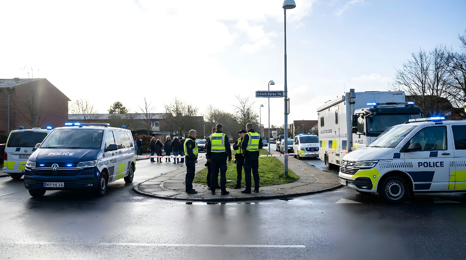 Politiet rykkede massivt ud efter vold i Aarhus