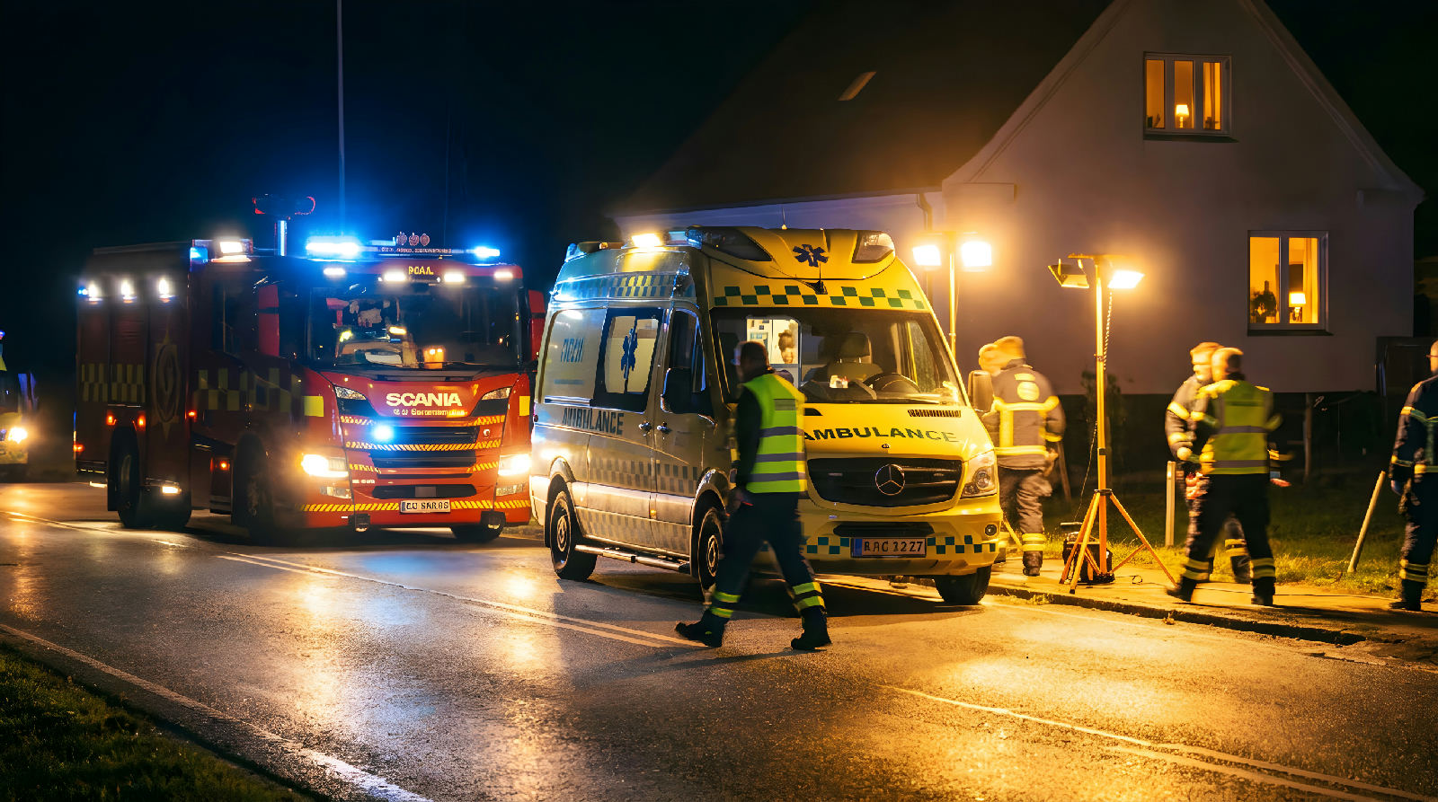 En mand har mistet livet i en bilulykke ved Hedensted