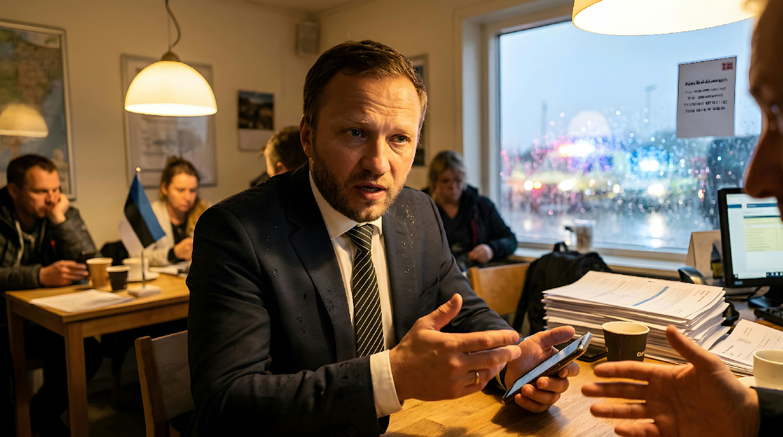 Estisk minister fanget i droneangreb ved polsk grænse