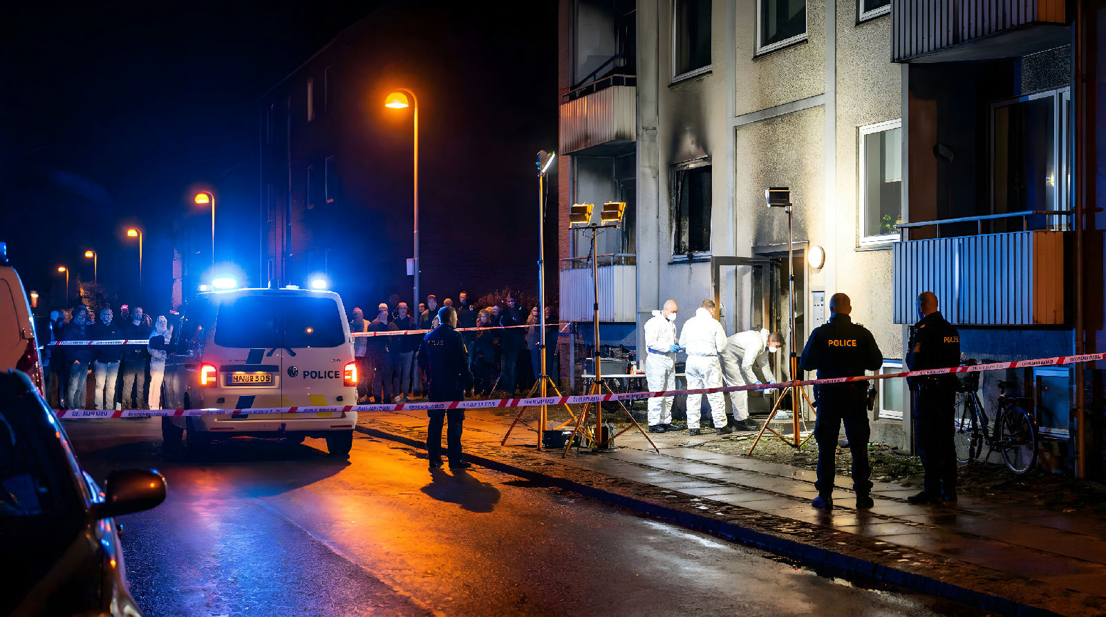 En person har mistet livet i en brand i Vejle