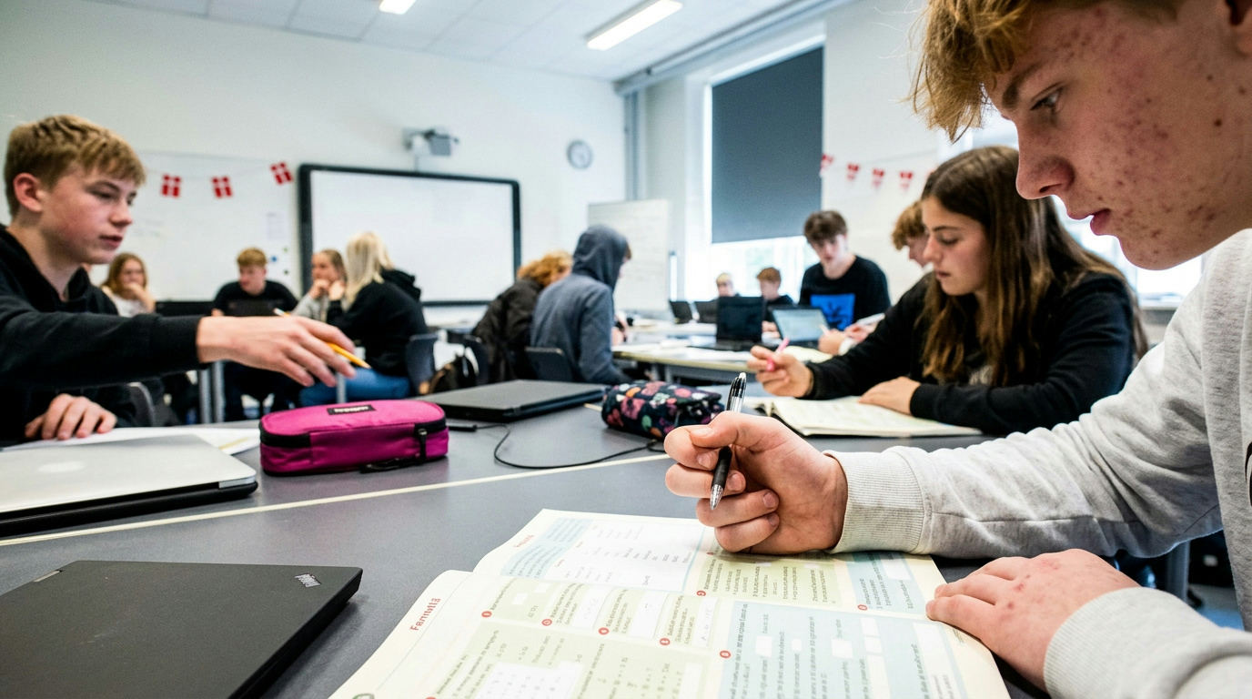 Hver tiende elev dumper dansk og matematik i folkeskolen