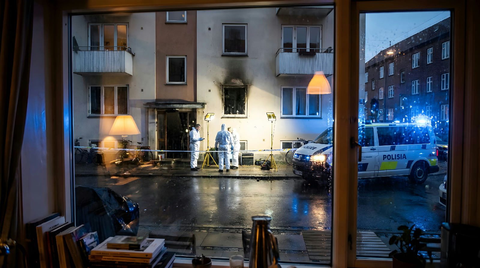 Kraftig eksplosion rammer opgang i Vanløse i nat